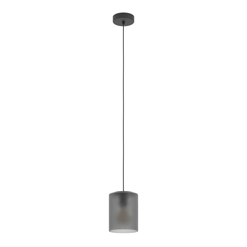 Eglo - Candeeiro suspenso 1xE27/40W/230V cinzento