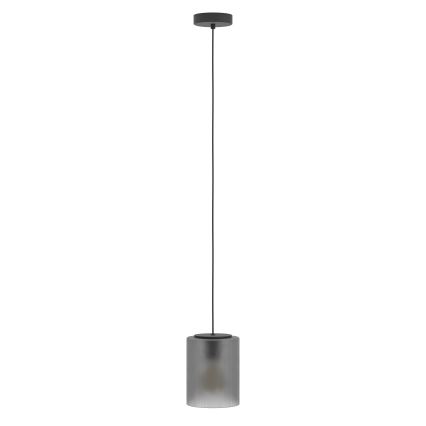 Eglo - Candeeiro suspenso 1xE27/40W/230V cinzento