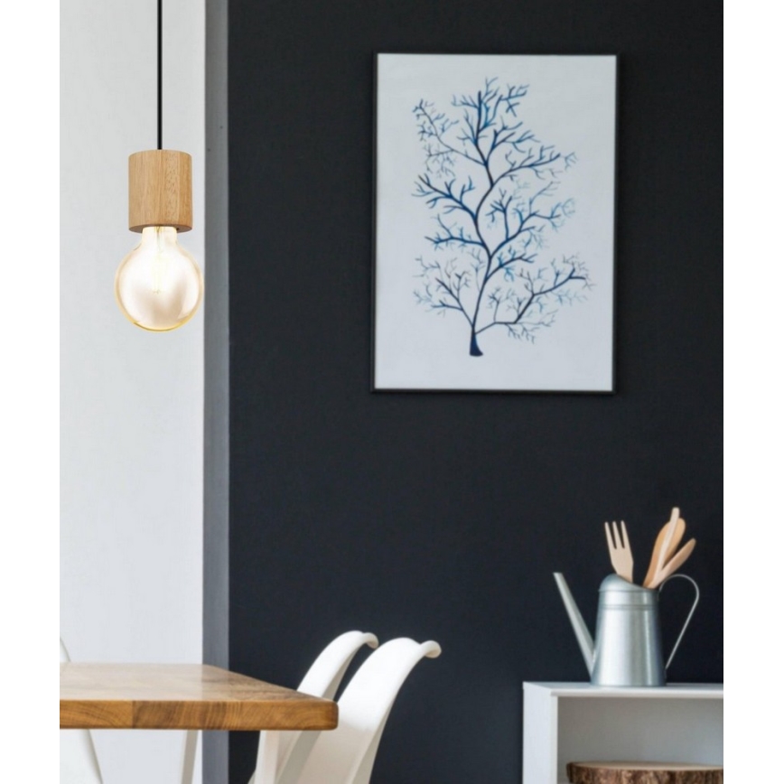 Eglo - Lustre suspenso por cabo 1xE27/28W/230V