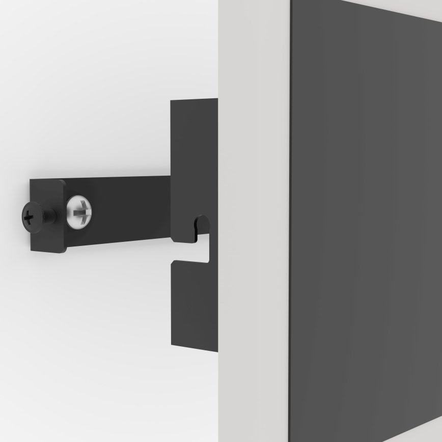 Eglo - Iluminação de parede LED LED/12W/230V 3000K 12x23 cm preto