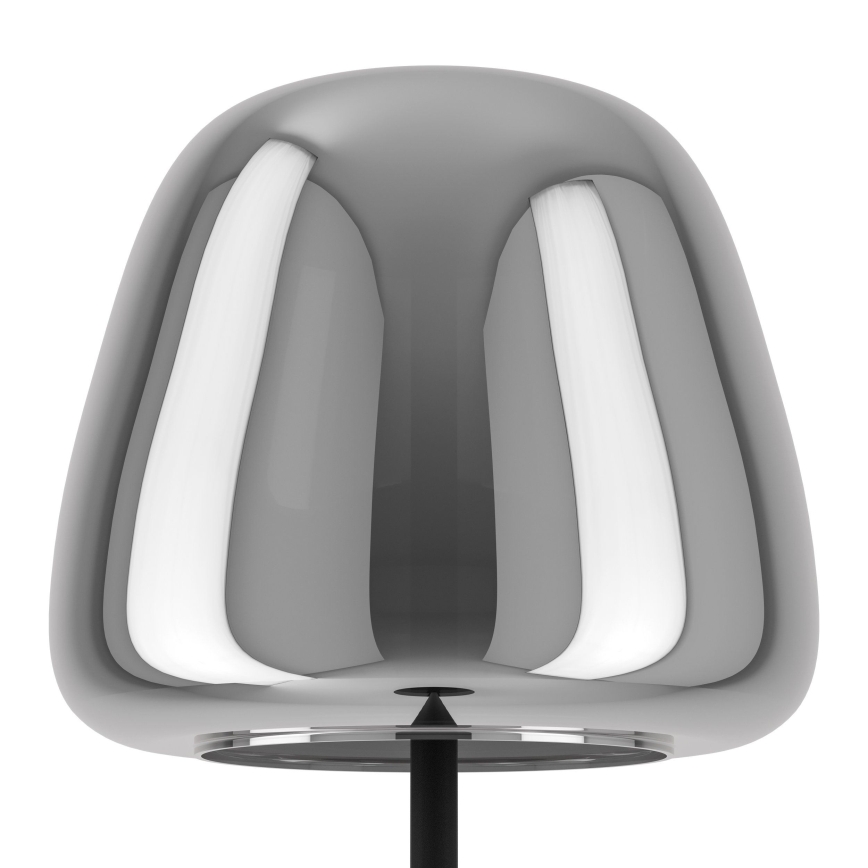Eglo - Candeeiro de pé LED RGBW regulável LED/15,5W/230V 2700-6500K fumado