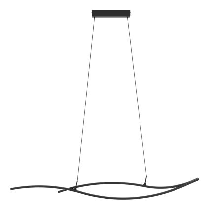 Eglo - Candeeiro suspenso LED LED/20W/230V 4000K preto