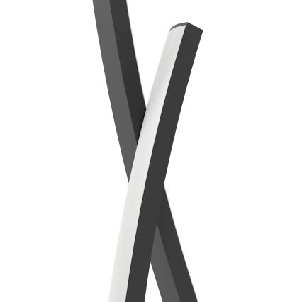 Eglo - Candeeiro de chão LED LED/20W/230V 4000K preto