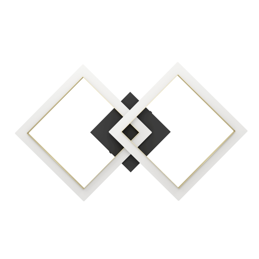 Eglo - Iluminação de teto LED com regulação LED/18,4W/230V 4000K preto/dourado