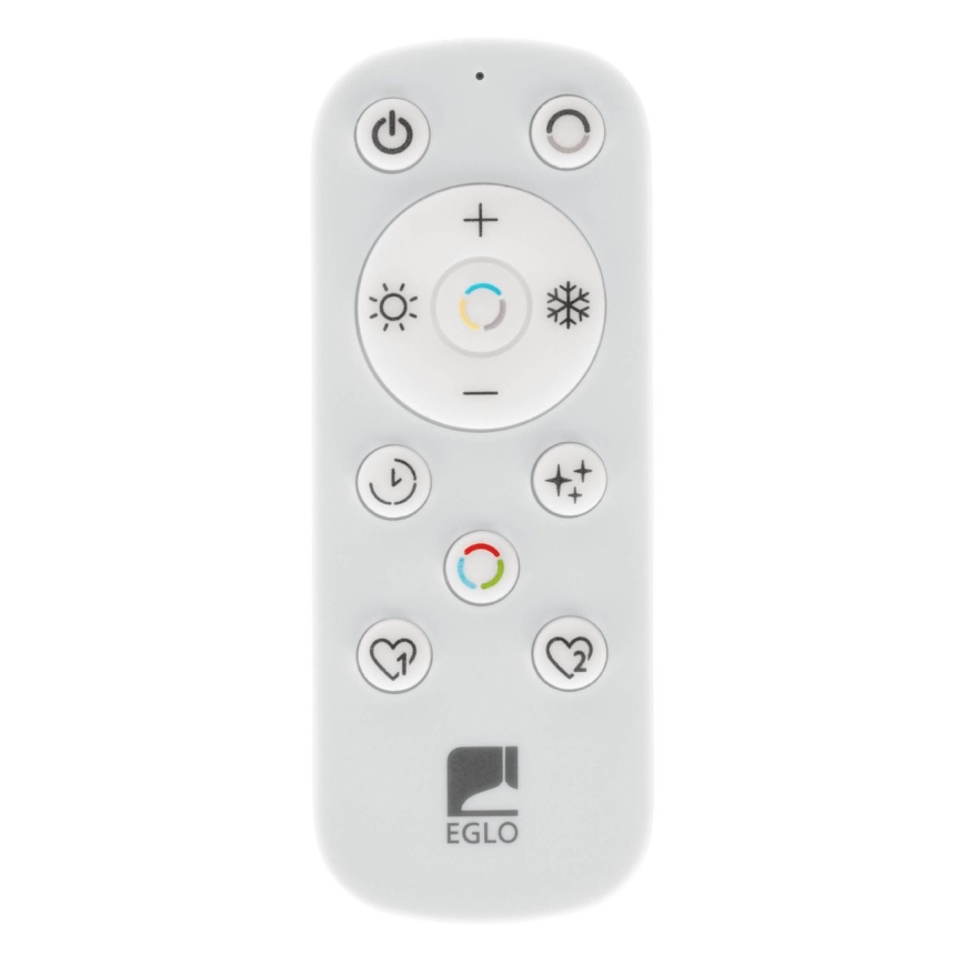 Eglo - Iluminação de teto LED com regulação LED/20W/230V 2700-6500K branco + comando