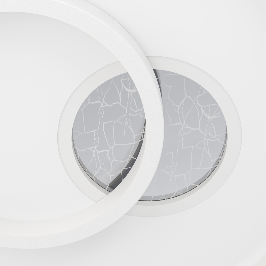 Eglo - Plafon LED, LED/14W/230V + LED/8,5W, Ø 38 cm, branco