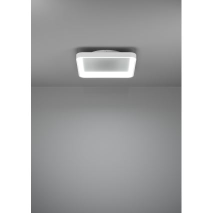 Eglo - Iluminação de teto LED com regulação LORETELLO LED/12W/230V branco + comando
