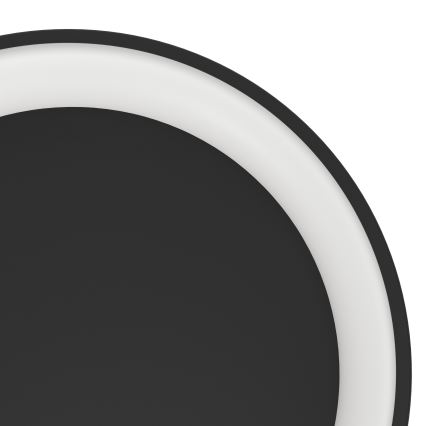 Eglo - Iluminação de teto LED com regulação LED/12W/230V 2700-6500K preto + comando