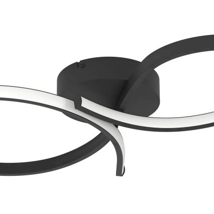 Eglo - Iluminação de teto LED LED/21W/230V 3000K preto