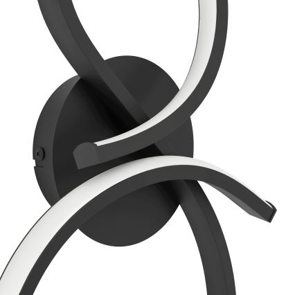 Eglo - Iluminação de parede LED LED/11,4W/230V 3000K preto