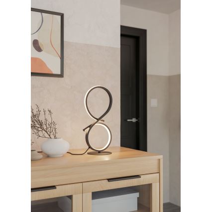Eglo - Candeeiro de mesa LED LED/11,4W/230V 3000K preto