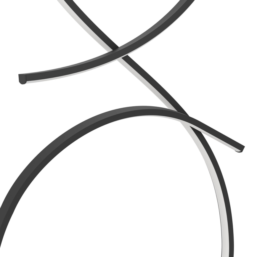 Eglo - Candeeiro de chão LED LED/20W/230V 3000K preto