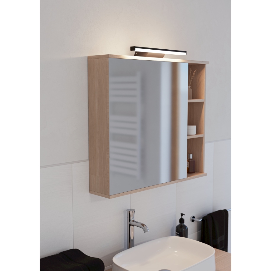 Eglo 901287 - Iluminação para casa de banho LED RGBW regulável REGELLO-Z 12W/230V IP44 preto