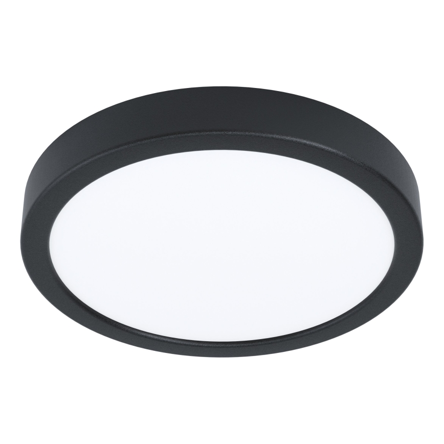 Eglo - Candeeiro de tecto LED FUEVA LED/11,5W/230V 2700/4000/6500K Ø 21,1 cm preto