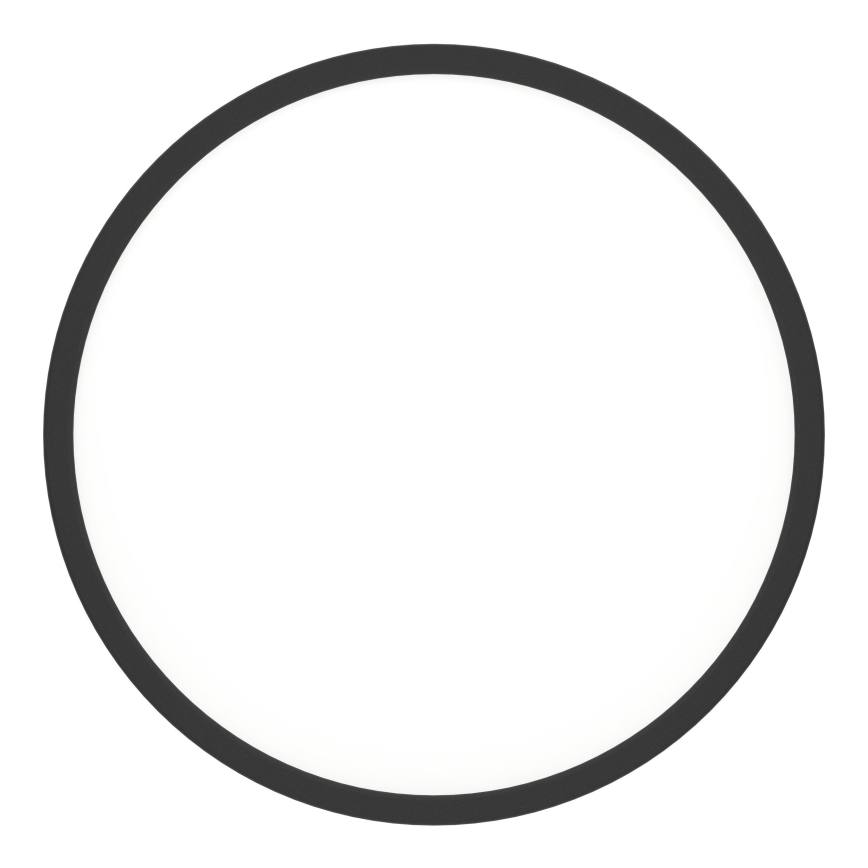 Eglo - Luminária de teto LED/17W/230V 2700/4000/6500K Ø 38,9 cm preta