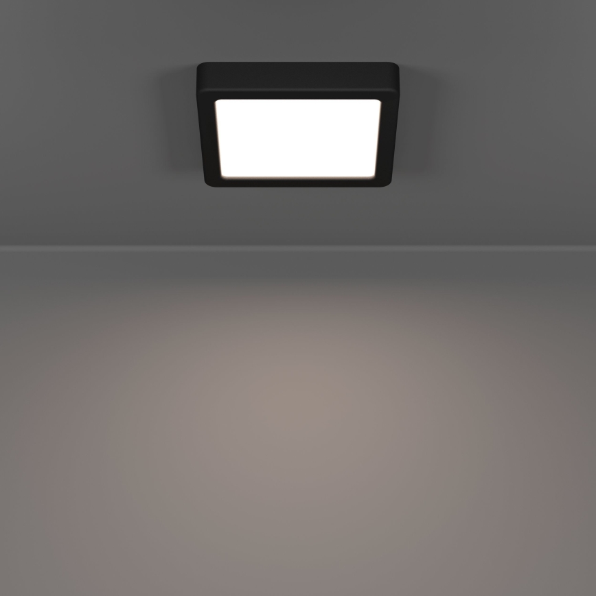 Eglo - Candeeiro de tecto LED/7W/230V 2700/4000/6500K 15x15cm preto