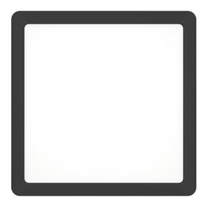 Eglo - Luminária de teto LED/10,5W/230V 2700/4000/6500K 22x22cm preta