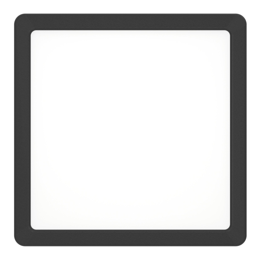 Eglo - Luminária de teto LED/10,5W/230V 2700/4000/6500K 22x22cm preta