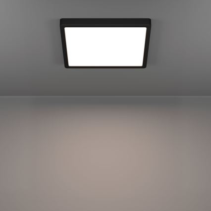 Eglo - Candeeiro de tecto LED LED/13W/230V 2700/4000/6500K 29x29cm preto