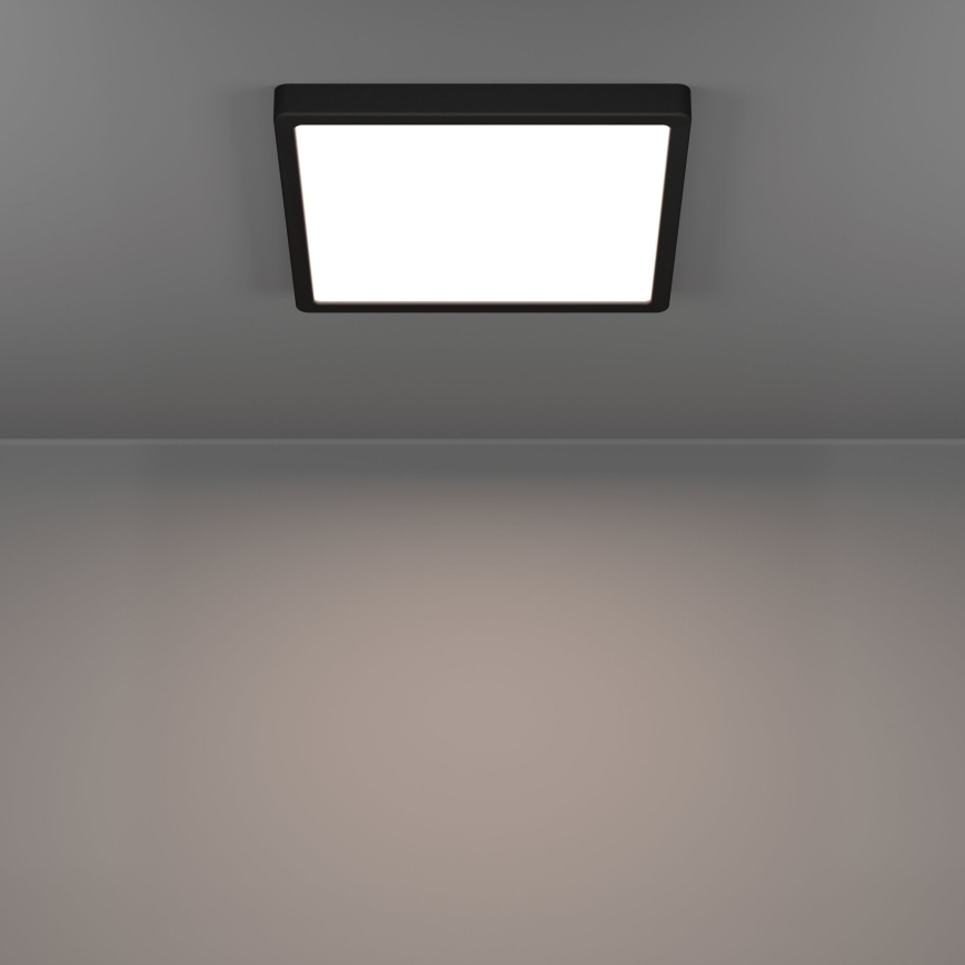 Eglo - Candeeiro de tecto LED LED/13W/230V 2700/4000/6500K 29x29cm preto