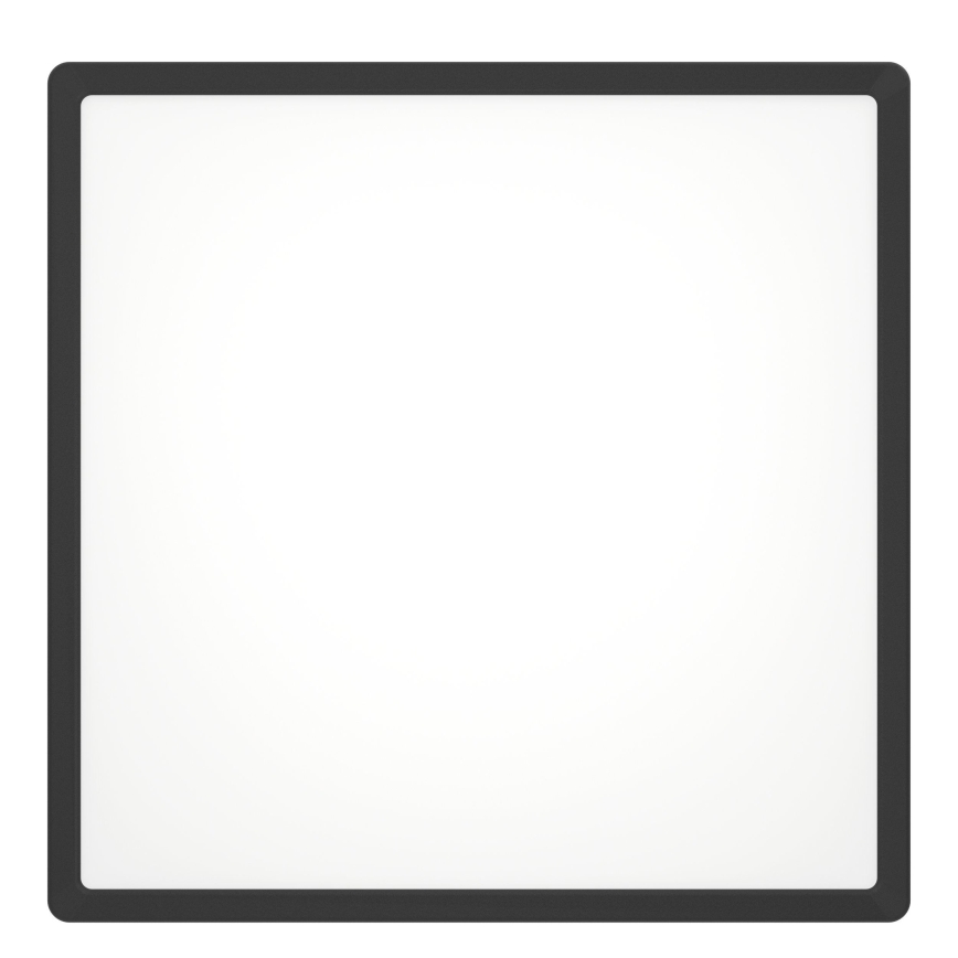 Eglo - Luminária de Teto LED/17,5W/230V 2700/4000/6500K 39x39 cm preta