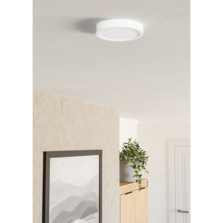 Eglo - LED Candeeiro de teto LED/7,5W/230V 2700/4000/6500K pr. 16,6 cm branco