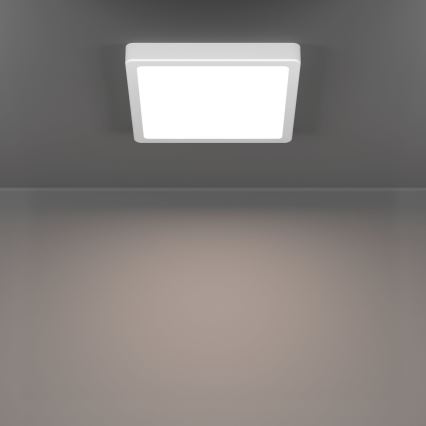 Eglo - Candeeiro de tecto LED/10,5W/230V 2700/4000/6500K 22x22 cm branco