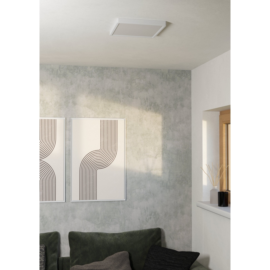 Eglo - Candeeiro de tecto LED/13W/230V 2700/4000/6500K 29x29 cm branco