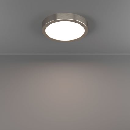 Eglo - Luminária de teto LED/7,5W/230V 2700/4000/6500K diâmetro 16,6 cm cromo fosco
