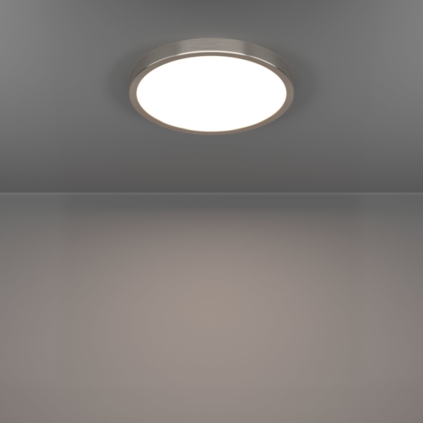 Eglo - Luminária de teto LED/14,2W/230V 2700/4000/6500K Ø 27,8 cm cromado fosco