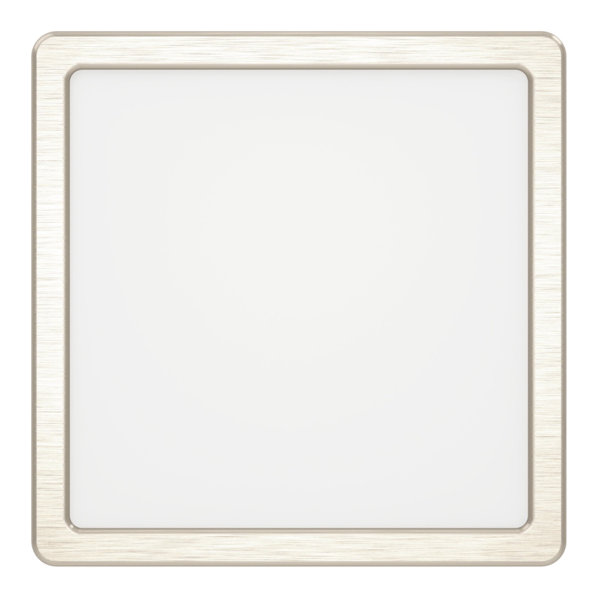 Eglo - Candeeiro de teto LED/10,5W/230V 2700/4000/6500K 22x22 cm cromo mate