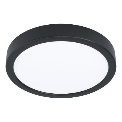 Eglo - Luminária de teto LED para casa de banho LED/11,5W/230V 2700/4000/6500K diâmetro 21,1 cm IP44 preta