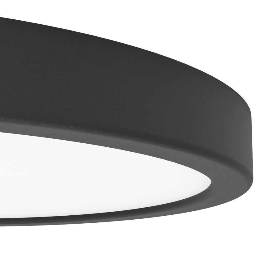 Eglo - Candeeiro de tecto para casa de banho LED/14,2W/230V 2700/4000/6500K diâmetro 27,8 cm IP44 preto