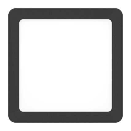 Eglo - LED Candeeiro de tecto para casa de banho LED/7W/230V 15x15 cm IP44 preto