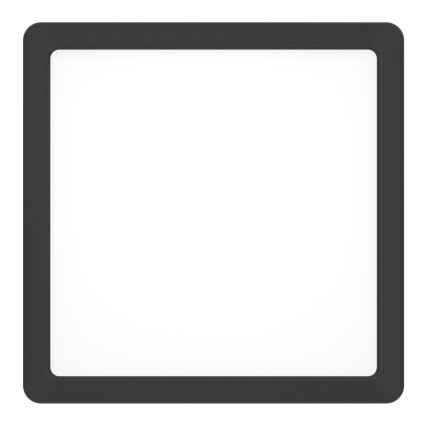 Eglo - Candeeiro de tecto para casa de banho LED/10,5W/230V 22x22 cm IP44 preto