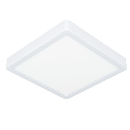 Eglo - Plafon LED de teto para banheiro, 10,5 W/230 V, 22 x 22 cm, IP44, branco