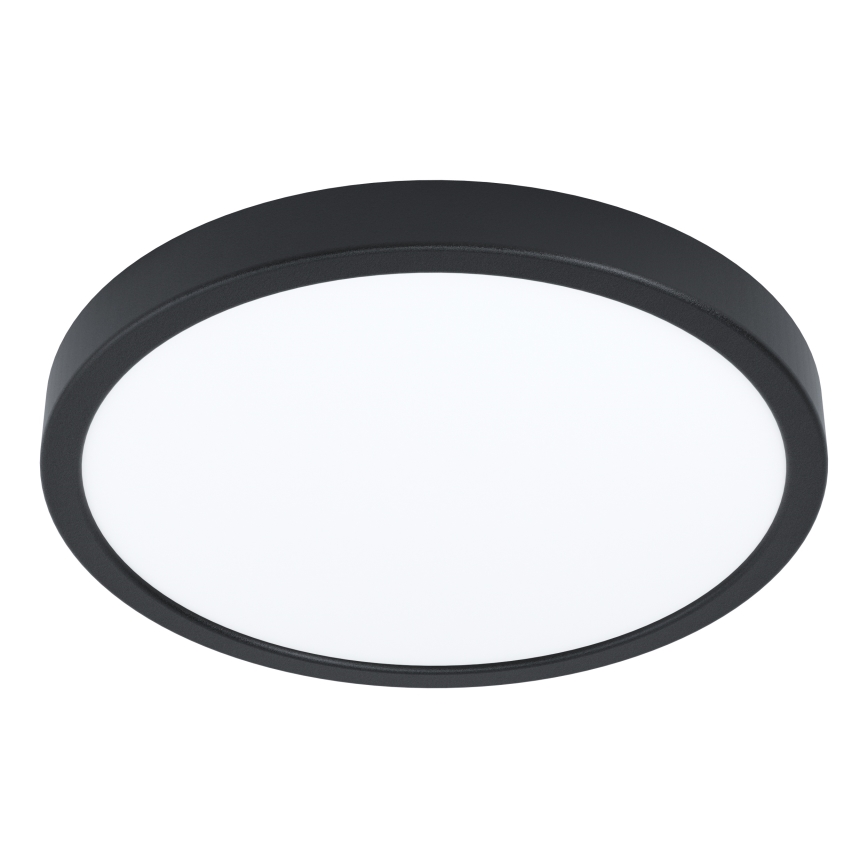 Eglo - Plafon de tecto para casa de banho LED RGBW dimerizável LED/14,3W/230V 2700-6500K diâmetro 27,8 cm IP44 preto