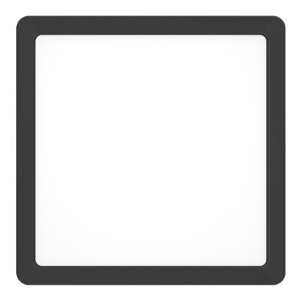 Eglo - Candeeiro de teto LED RGBW dimerizável para casa de banho LED/10,5W/230V 2700-6500K 22x22 cm IP44 preto