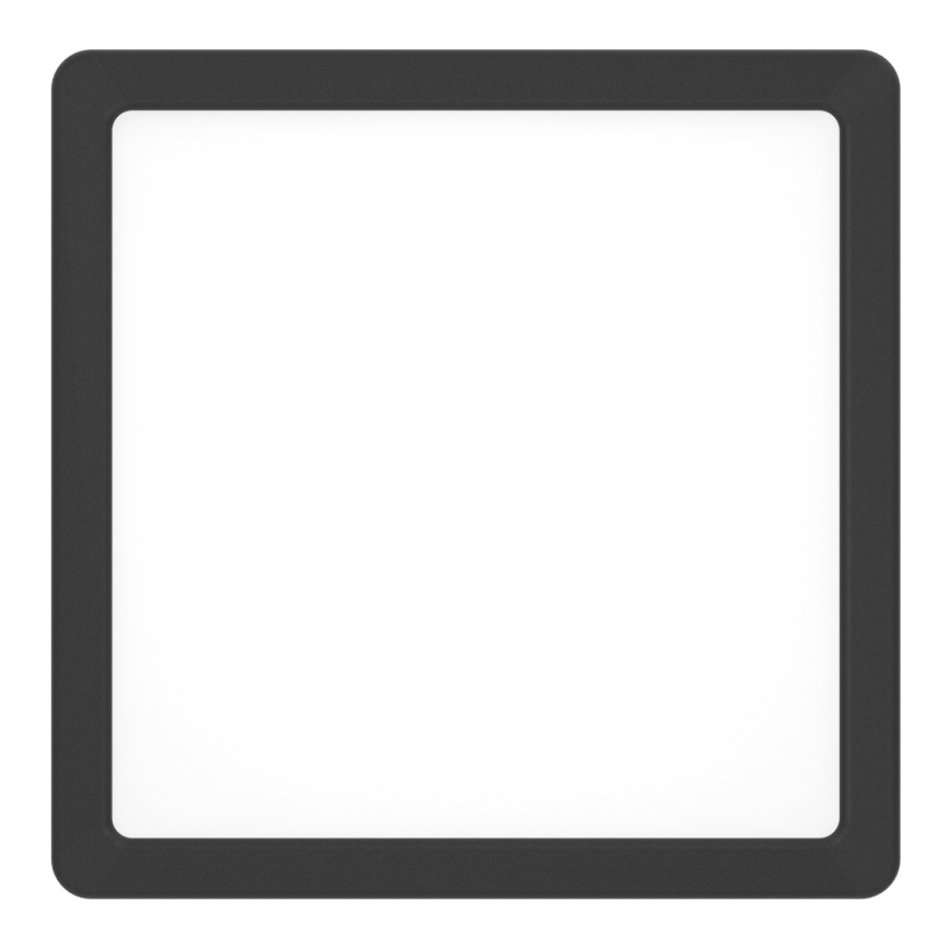 Eglo - Candeeiro de teto LED RGBW dimerizável para casa de banho LED/10,5W/230V 2700-6500K 22x22 cm IP44 preto