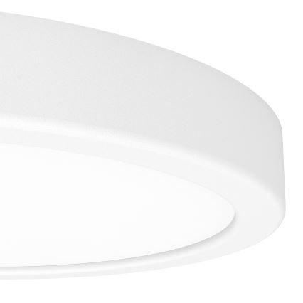 Eglo - Luminária de teto para casa de banho LED RGBW dimerizável LED/11,2W/230V 2700-6500K Ø 21,1 cm IP44 branca