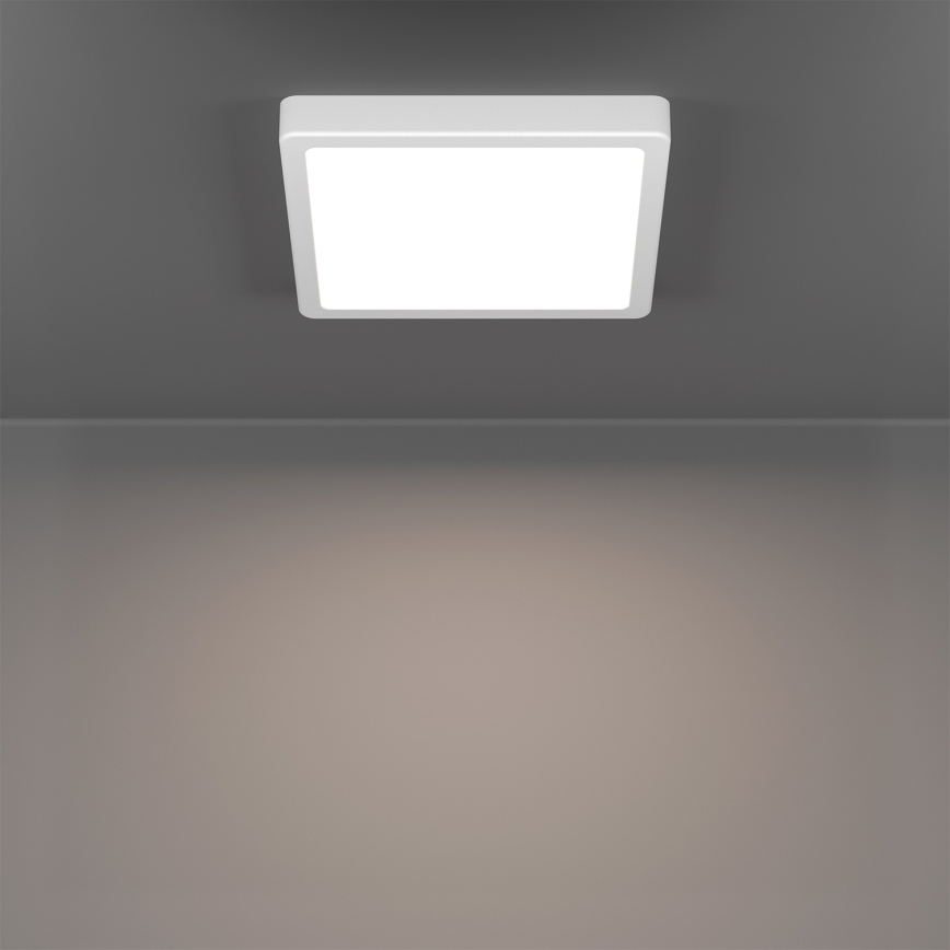 Eglo - Candeeiro de tecto LED RGBW regulável para casa de banho LED/10,5W/230V 2700-6500K 22x22 cm IP44 branco