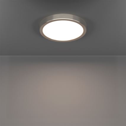 Eglo - LED RGBW Luminária de teto dimerizável para casa de banho LED/11,2W/230V 2700-6500K diâmetro 21,1 cm IP44 cromo mate