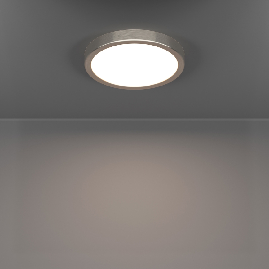 Eglo - LED RGBW Luminária de teto dimerizável para casa de banho LED/11,2W/230V 2700-6500K diâmetro 21,1 cm IP44 cromo mate