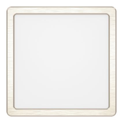 Eglo - Candeeiro de teto para casa de banho LED RGBW dimerizável LED/10,5W/230V 2700-6500K 22x22 cm IP44 cromo mate