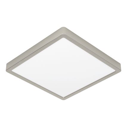 Eglo - Plafon LED RGBW regulável para casa de banho LED/13,5W/230V 2700-6500K 29,5x29,5 cm IP44 cromo mate