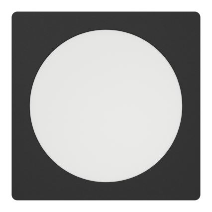 Eglo - Luminária de embutir LED/10,5W/230V 2700/4000/6500K 16,6x16,6 cm preta