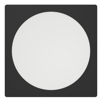 Eglo - Luminária de embutir LED/18,5W/230V 2700/4000/6500K 21,6x21,6 cm preta