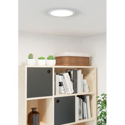 Eglo - Luminária LED de embutir/18,5W/230V 2700/4000/6500K Ø 21,6 cm branca