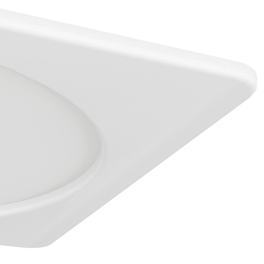 Eglo - Luminária de embutir LED/10,5W/230V 2700/4000/6500K 16,6x16,6 cm preta