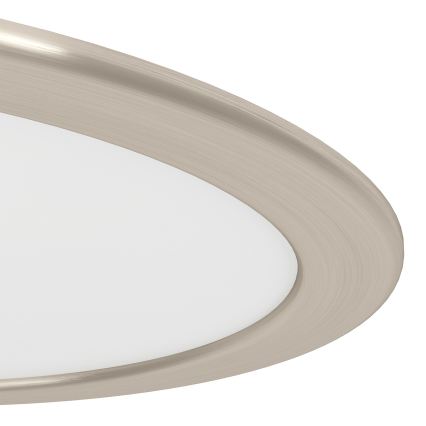 Eglo - Luminária LED de embutir/18,5W/230V 2700/4000/6500K diâmetro 21,6 cm cromado fosco